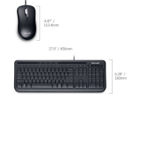 Teclado/Mouse Wired 600 USB Microsoft