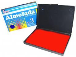 Almofada para Carimbo n� 3 - Vermelha