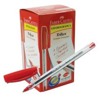 Caneta Esferogr�fica Trilux M�dia Vermelha