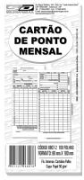 Cart�o Ponto Mensal com 100 folhas