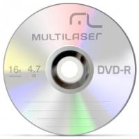 DVD-R Multilaser - Vel. 16x (4,7Gb) 