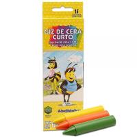 Giz de Cera Acrilex 15 cores 68g 